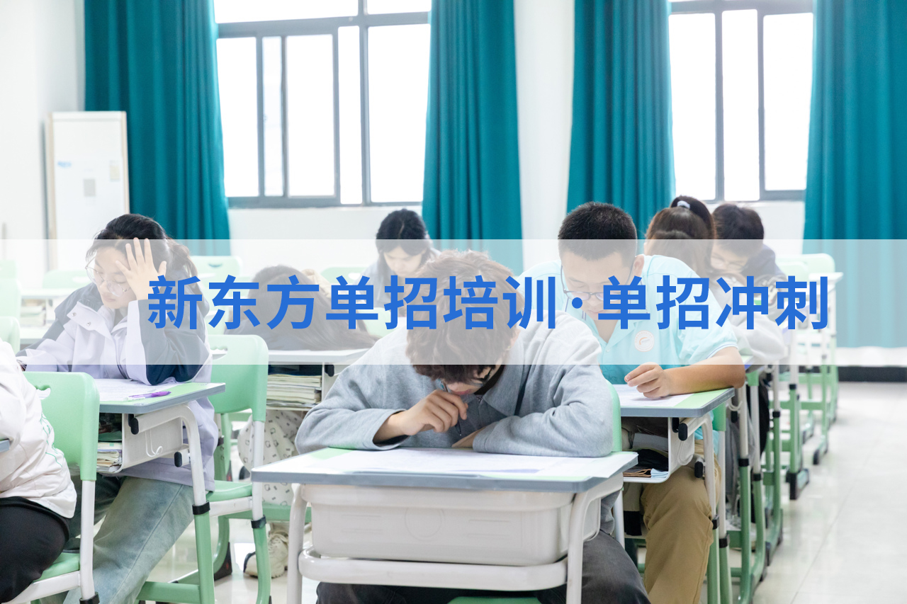 拒绝陪跑！西安新东方2026年单招冲刺班助你锁定上岸名额！