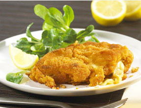 蓝带猪排配塔塔汁