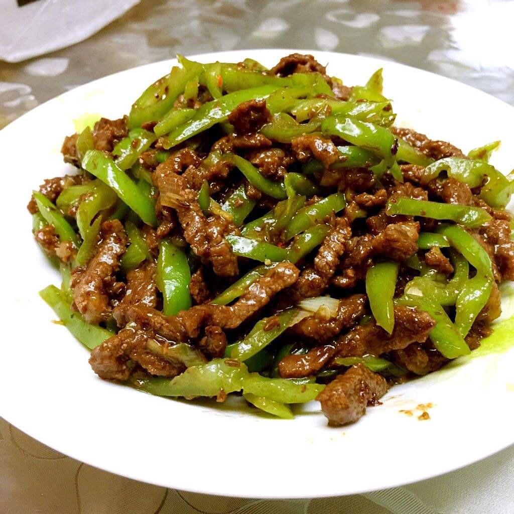 青椒炒牛肉